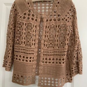 Crocheted cardigan
